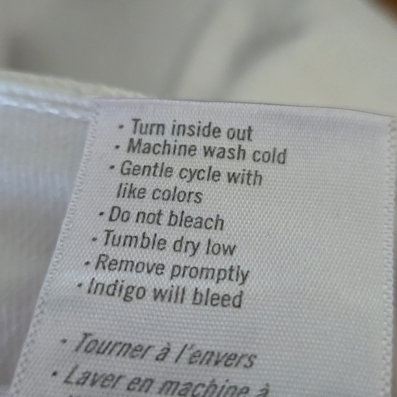 PAIGE ▪︎ Women's Cindy Crop, Raw Hem in White, Size 31, Like New - Picture 14 of 15